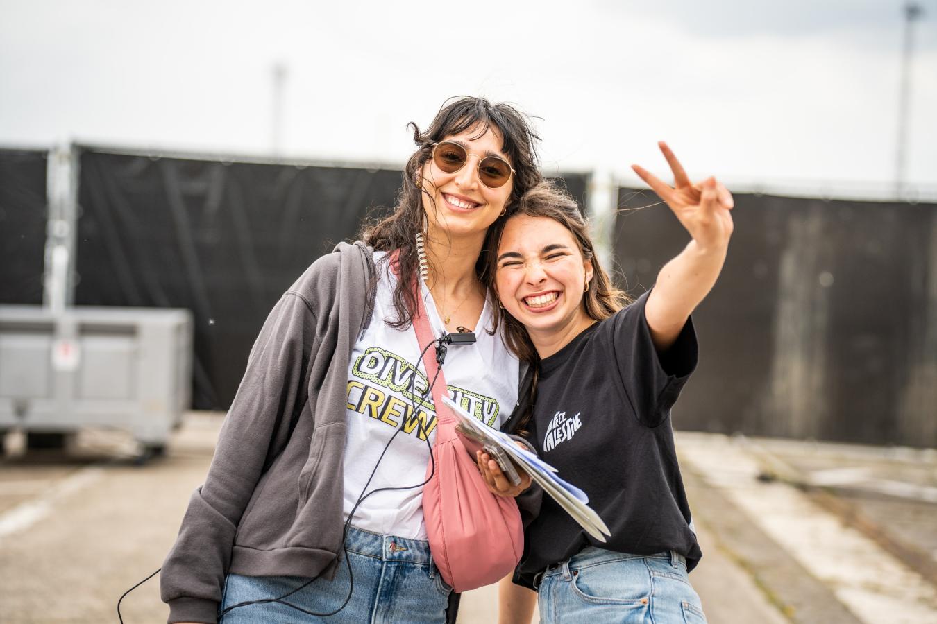 Amina Vandenheuvel tijdens het DiverCity-festival