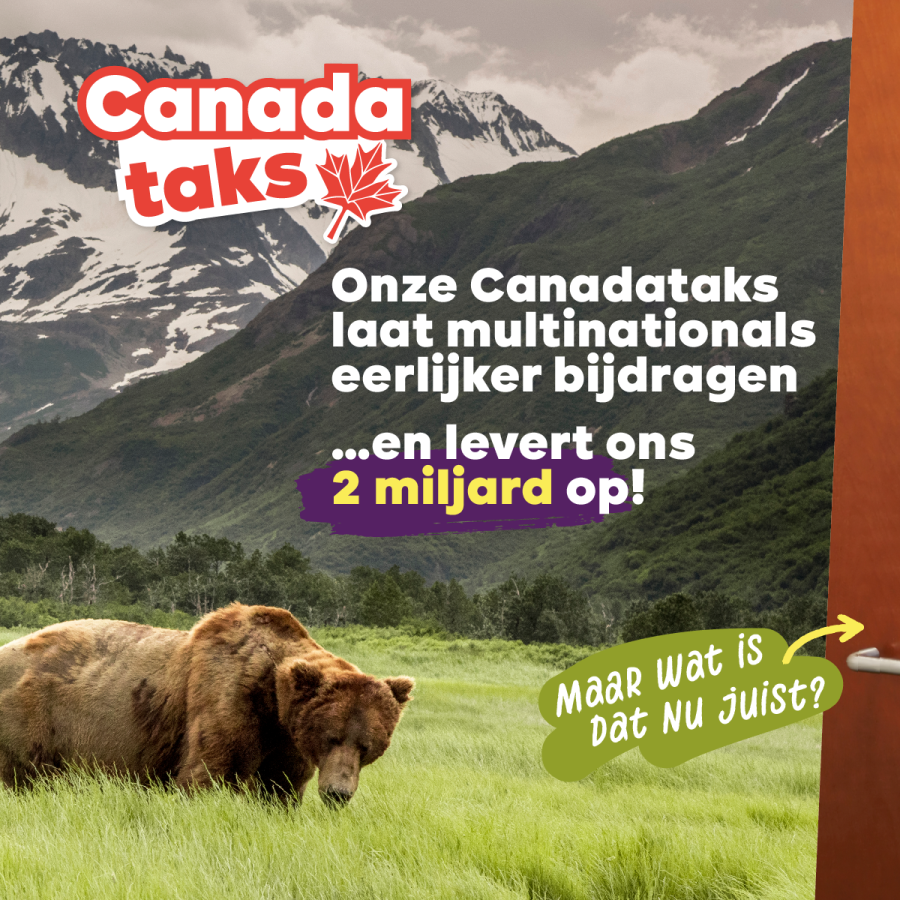 Onze Canadataks laat multinationals eerlijker bijdragen - 1