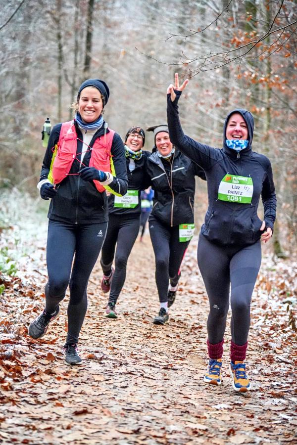 Danaé Michaux Maimone pendant un trail