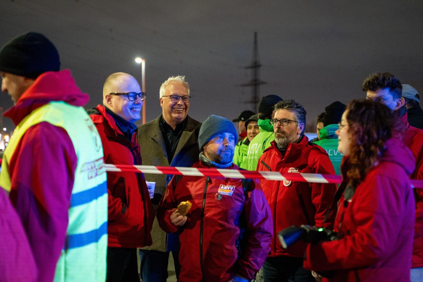 Stakingspiket in de donker