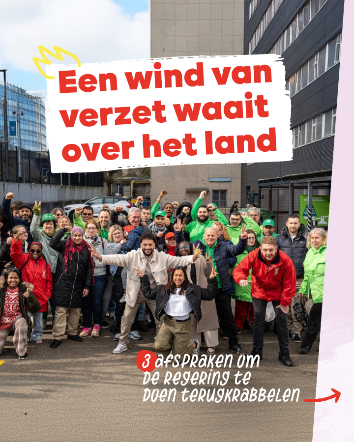 Een wind van verzet waait over het hele land. 3 afspraken om de regering te doen terugkrabbelen -->