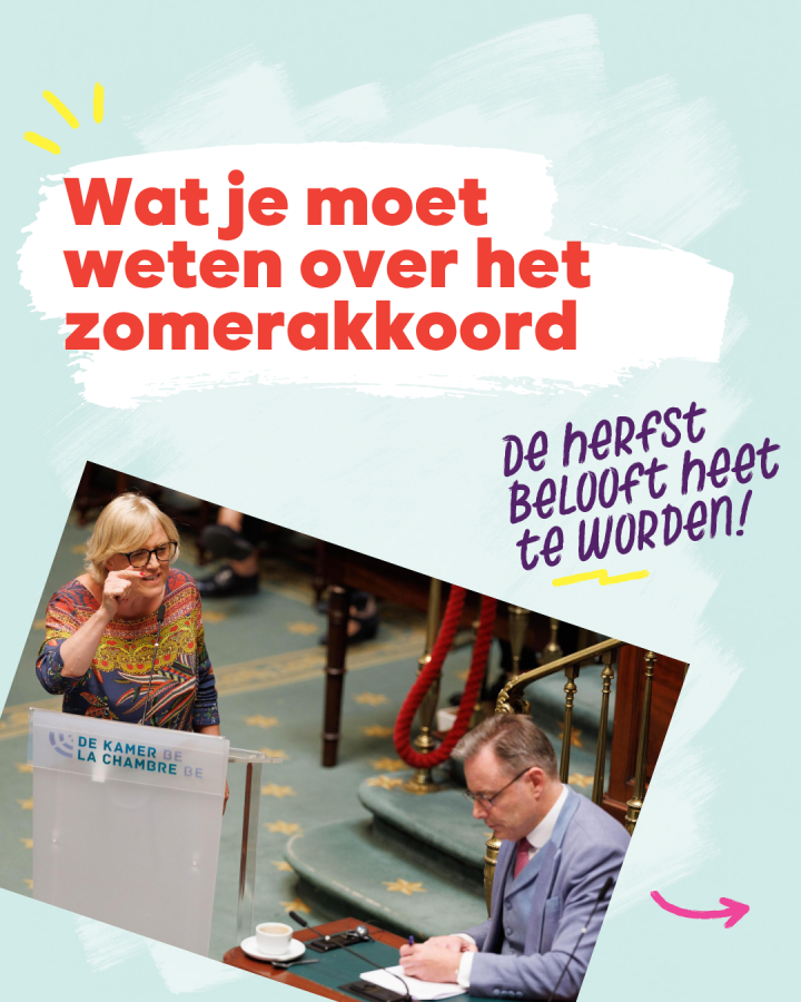 Slide 1 : Sofie Merckx vs Bart De Wever in de Kamer