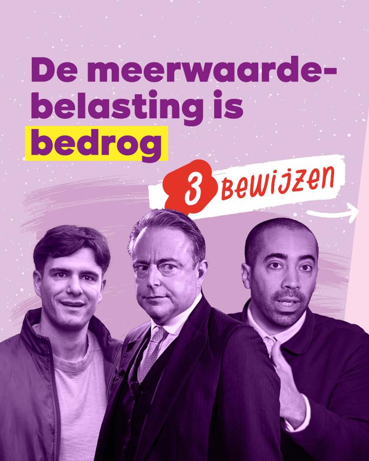 De meerwaardebelasting is bedrog. 3 bewijzen ->