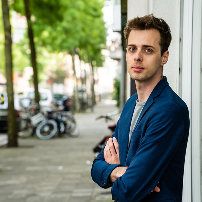 Jos D'Haese op straat 