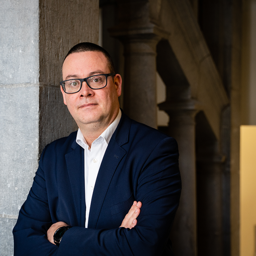 Raoul Hedebouw, voorzitter PVDA.