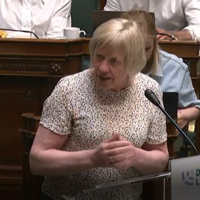 Maria Vindevoghel in de Kamer