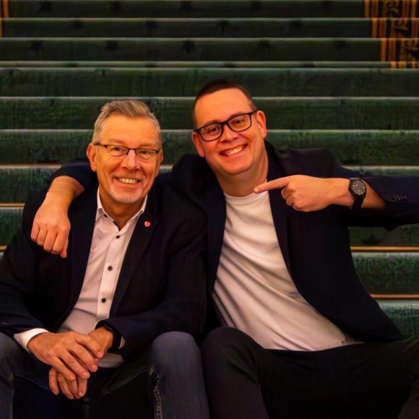 Rudi Kennes en Raoul Herbouw.