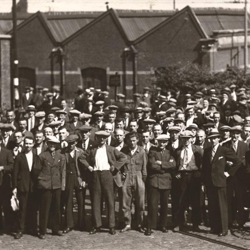 Staking in Gent in 1936.