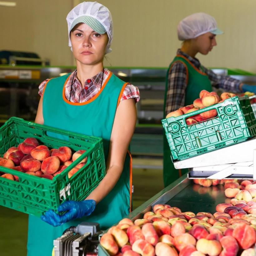 Travailleuse de la distribution.