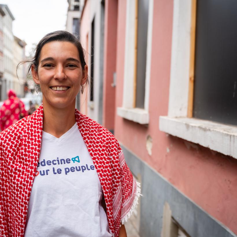 Hanne Bosselaers, médecin généraliste à Médecine pour le Peuple.