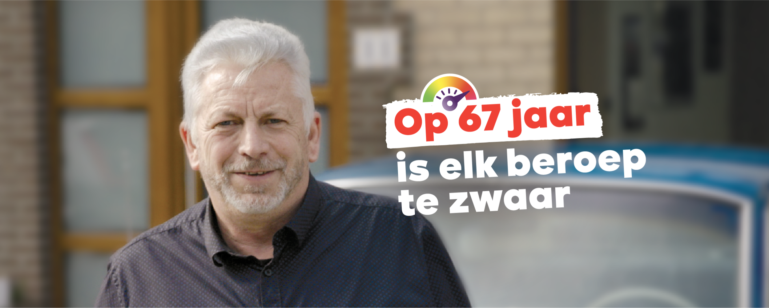 Campagnebeeld bij petitie Op 67 jaar is elk beroep te zwaar