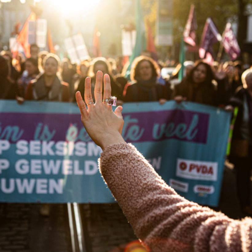 Manifesteer mee tegen geweld op vrouwen op 22 november 