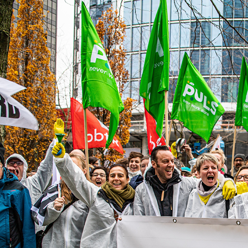 Van buschauffeur tot kunstenaar: één front tegen regering Jambon 