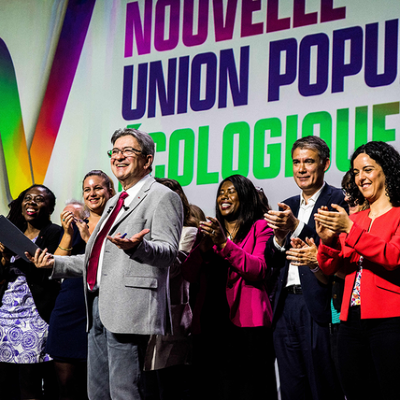 Het Franse establishment voert campagne tegen de "Nouvelle union populaire écologique et sociale"