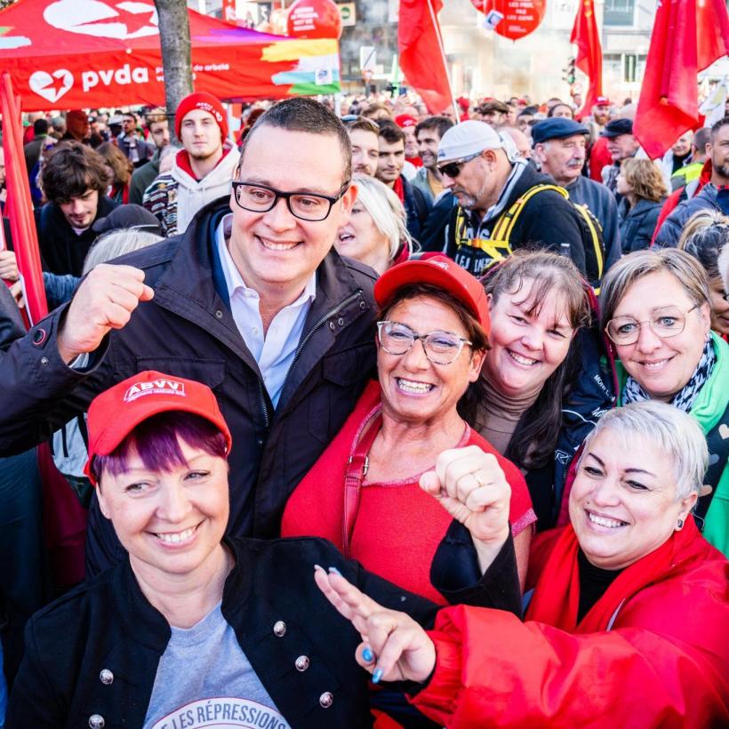 Algemene staking 9 november: PVDA roept minister Dermagne op Koninklijk Besluit over loonblokkering niet te ondertekenen