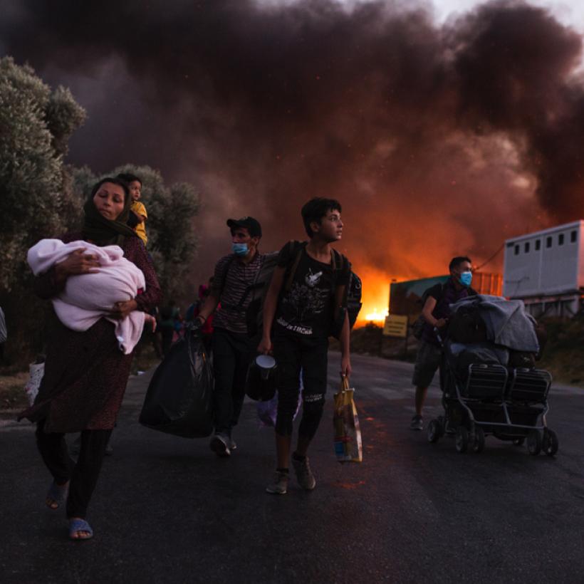 De brand in Moria als spiegel van een onmenselijk en antisolidair Europees beleid