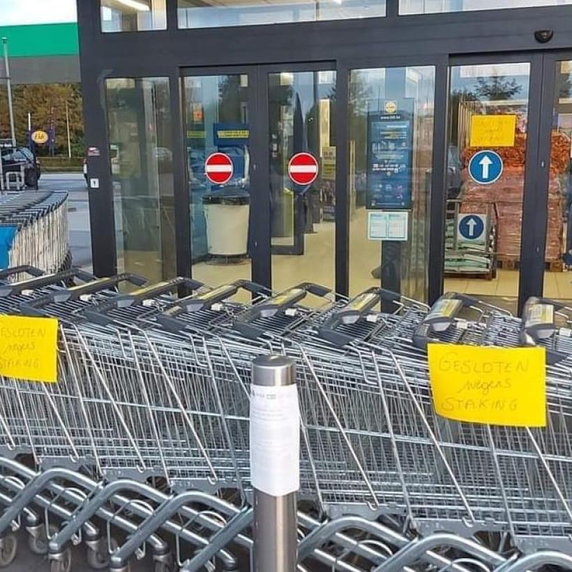 Lidl-personeel staakt tegen werkdruk
