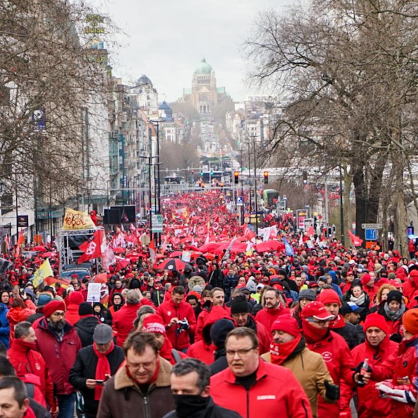 Betoging voor de sociale zekerheid: "het signaal van de straat moet worden gehoord in de Wetstraat"
