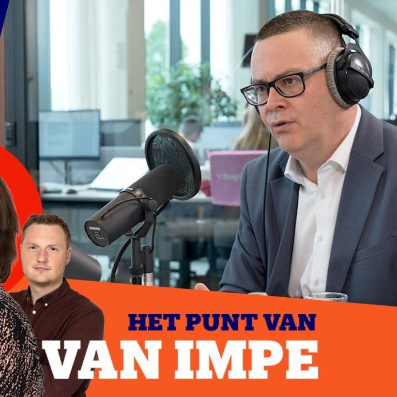 Beeld van Raoul tijdens de opname van de podcast