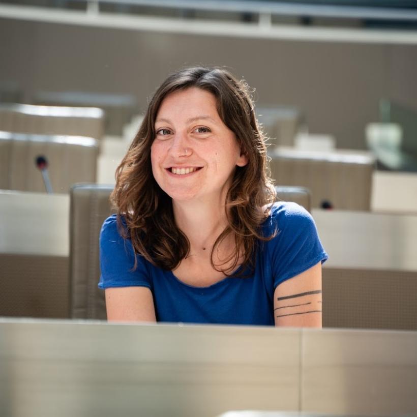 Line De Witte in het Vlaams parlement