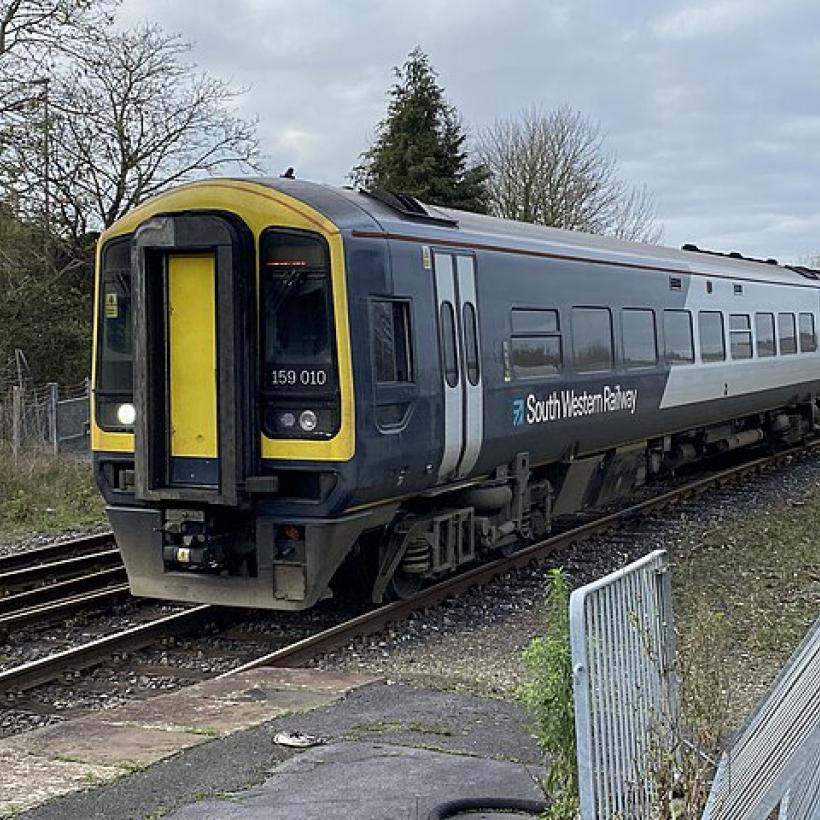 Train de la South Western Railway, société ferroviaire britannique
