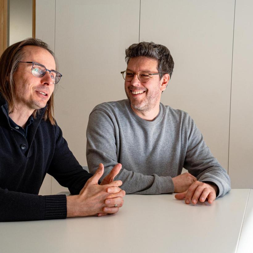 Benjamin Pestieau en Johan De Backer.