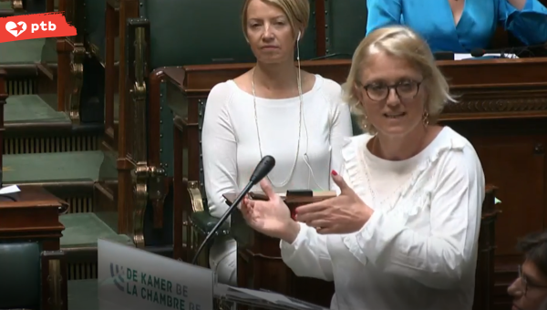 Sofie Merckx intervient dans la Chambre sur l'accord entre le gouvernement et Engie