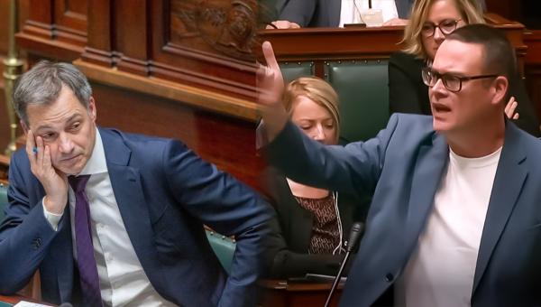 Premier De Croo en Raoul Hedebouw