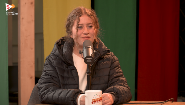 Ahed Tamimi in Studio Solidair.