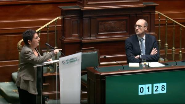 Nadia Moscufo à la Chambre