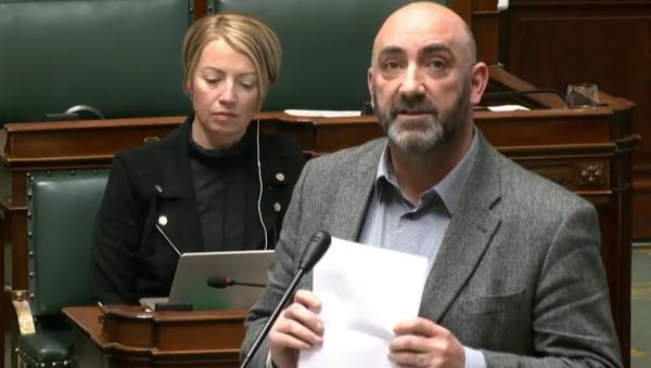 Gaby Colebunders in de Kamer