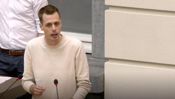 Jos D’Haese in het Vlaams parlement