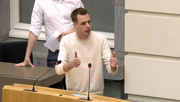Jos D’Haese in het Vlaams parlement