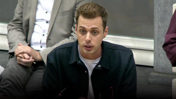 Jos D'Haese in het Vlaams parlement