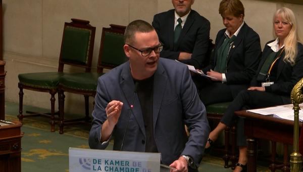 Raoul Hedebouw à La Chambre