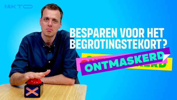 besparen voor het begrotingstekort? de regering ontmaskerd