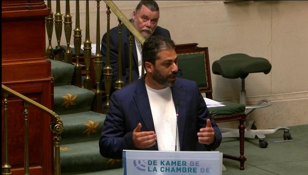 Nabil Boukili à la Chambre