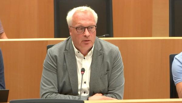 Peter Mertens tijdens de Kamercommissie over Gaza