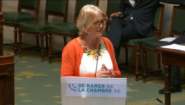 Sofie Merckx intervient à la Chambre